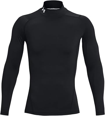 Hombre UA HG Armour Comp Mock LS Shirt