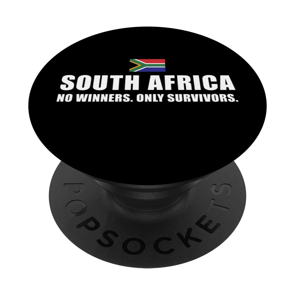 South Africa No Winners Only Survivors South Africa Rugby PopSockets Swappable PopGrip