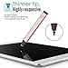 MoKo Universal Active Stylus Pen,2.0mm High-Precision Capactive Digital Pen Compatible with iOS/Android/Microsoft Tablets and Other Touch Screen Devices - Rose Gold