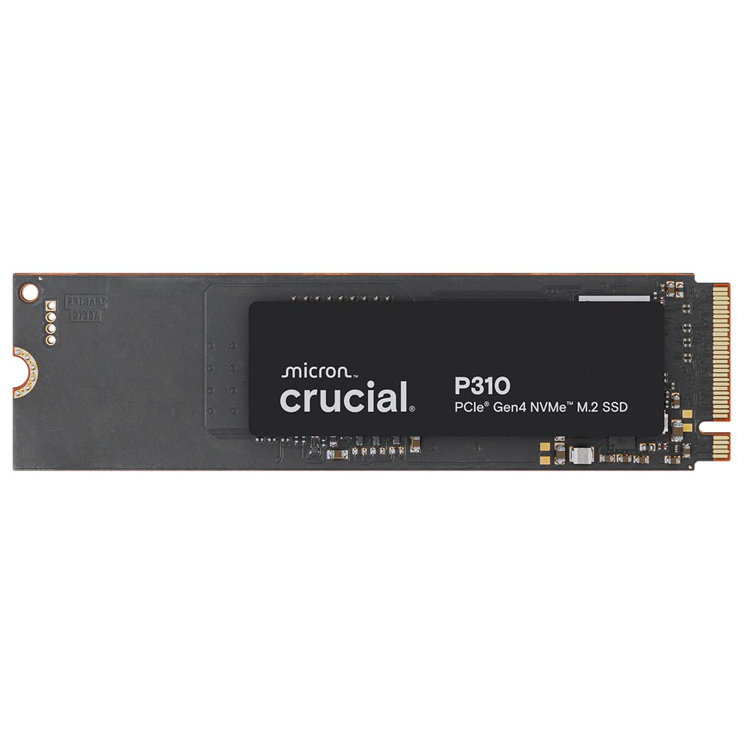 Crucial P310 SSD 2TB M.2 2280 PCIe Gen4 NVMe, up to 7100 MB/s, for Laptop, Desktop PC & Handheld Game Consoles, Internal Hard Drive - CT2000P310SSD801