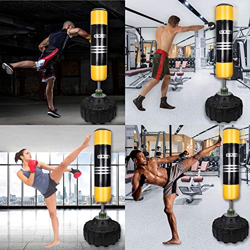 Heavy Bag Freestanding Punching Bag 68'' 200lb Heavy Boxing Bag