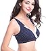 Nursing Bra, KUCI® Women's Soft Cup Cotton Maternity Bra for Breastfeeding (L)