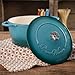 The Pioneer Woman Timeless Beauty Gradient 5-Quart Dutch Oven with Daisy and Bakelite Knob (Blue)
