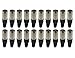 Sewell Direct SW-30101-20 XLR Connector Male, 20 Pack