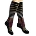 SocksLane Cotton Compression Socks for Women & Men. 15-20 mmHg Support Knee-High
