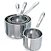 Premium Grade Nesting Stainless Steel Measuring Cups, Set of 4. Engraved US Measurements for Liquid and Dry Ingredients. Sturdy Stackable and Heavy Duty Metal Set. Perfect Housewarming Gift.