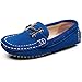 Shenn Boys' School Casual Faux Suede Moccasin/Boating Shoes