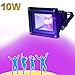 YQL 10W UV LED Black Light, Disco Party Light, UV Glow Bar, DJ Club Party, Stage Lighting, Curing