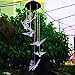 Yeyo Butterfly Color Changing Solar Light Wind Chimes LED Multi-Color Solar Mobiles Wind Spinner Night Light