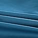SUSYBAO Twin Size Duvet Cover 100% Cotton Teal Duvet Cover 2 Pieces Set 1 Soft Teal Duvet Cover with Zipper Closure Ties 1 Pillow Sham Single Teal Bedding Set Lightweight