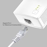 TP-Link TL-PA7017 KIT Powerline Starter Kit 1-Port Gigabit UK Plug Renewed view 4
