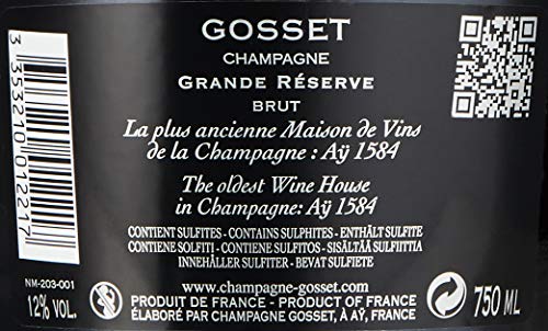 Champagne Gosset Grand Reserve (1 x 0.75 l) – Bild 5