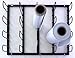 Vinyl Roll Wall Mount Storage Rack -20 Rolls