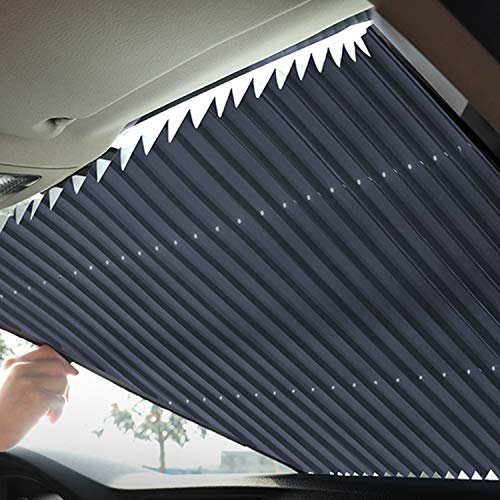 RUN STAR Windshield Sun Shade Retractable Universal Car Sunshade, 4PCS Suction Cup Replacement