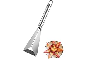 MEISO Fruit Carving Knife-Vegetable Cutting,Food Carving Mold Carving Tool,Stainless Steel Fruit Carving Cutter DIY Platter D