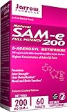 Jarrow Formulas SAM-e, Promotes Joint Strength, Mood and Brain Function, 200 mg, 60 Enteric-Coated tabs