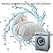 MEROUS Queen Comforter - Soft Quilted Down Alternative Duvet Insert with Corner Tabs,Summer Fluffy Reversible Hotel Collection Comforter - White,88x88 inch (White, 88x88 inch)