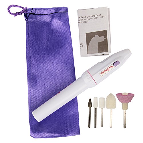 Imcolorful Electric Nail File Nail Art Drill KIT Professional Grinder Grooming Kit -2pcs