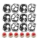 Leopop Pack of 6 Primer Bulb Diaphragm Gasket for Briggs & Stratton 694394 4178 5084H 494408 4128 5084D 495770 5083H 795083 Parts Kit Engine Lawn Mower