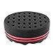 Zodaca Double Side Two in One Magic Twist Hair Sponge Brush Afro Braid Style Dreads Locking Coils Wave Hair Curl Brush, Black/Red