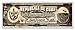 Cuban Cigar Warranty Authenticity Label on Canvas | Art Print Poster Vintage Wall Decor | measures 9 x 24 inches (229 x 610 mm)