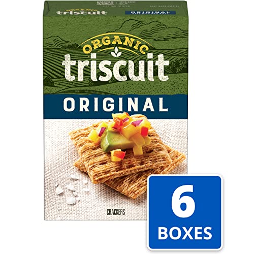 Triscuit Organic Original Whole Grain Wheat Crackers, Organic Crackers