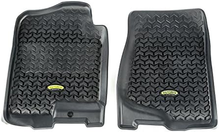 Outland 398290101 Black Front Row Floor Liner For Select Cadillac Escalade, Chevrolet Avalanche, Silverado, Suburban, Tahoe, GMC Sierra and Yukon Models