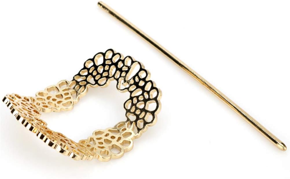 Lurrose Vintage Hair Clip Viking Alloy Hairpin Hair Accessories Stick for Women Ponytail Holder Spring Barrettes - Image 4