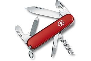 Victorinox Swiss Army Sportsman Pocket Knife (Red), 58mm