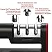 Kitchen Knife Sharpener,3-Stage Knife Sharpening Tool,Extra Grinding Head Included,Sharpens Dull Knives Effectively(Black) By Focuksy