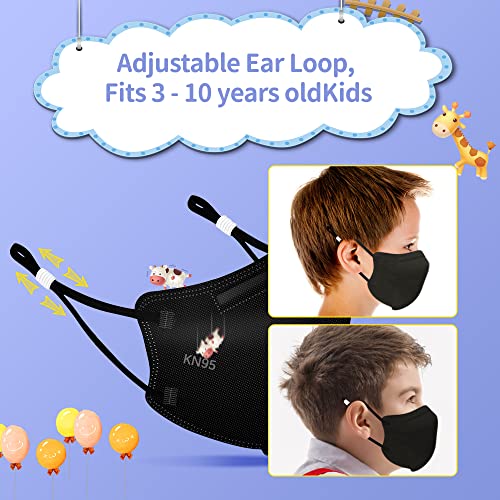 Funight Kids KN95 Masks for Children, 25 Packs 5 Layers Kids Masks