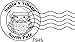 North Pole Postmark Rubber Stamp by DRS Designs - Made in USA