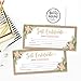 Hadley Designs 25 4x9 Blank Gift Certificate Cards Vouchers For Holiday, Birthday, Small Business, Restaurant, Spa Beauty Makeup Hair Salon, Wedding Bridal (Rustic Floral)