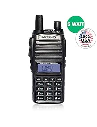 Baofeng Radio UV-82 MK3 2019 5W 1800 mAh Li-ion Batería Mirkit Edition y Lanyard Mirkit Ham Radio Operator 's Walkie Talkies Dual Band Ham Two Way Radios USA