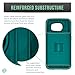 Smartish Galaxy S6 Wallet Case - Wallet Slayer Vol. 1 - Ultra Slim Protective Wallet Cover - (Silk) - Pacific Green