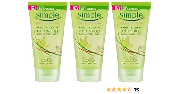 amazon simple face wash