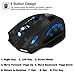 KINGTOP Wireless Gaming Mouse Rechargeable 2.4G Professional Computer Optical Game Mice with Adjustable 2500DPI for Gamer PC Laptop Desktop Notebookthumb 2