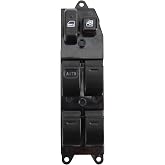 TRQ Front Left Power Window Switch Drivers Side | For 1998-1999 Toyota Avalon 1997-2001 Camry 1998-2002 Corolla
