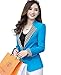 Aro Lora Women's Long Sleeve Plaid Lapel One Button Jacket Blazer Suit