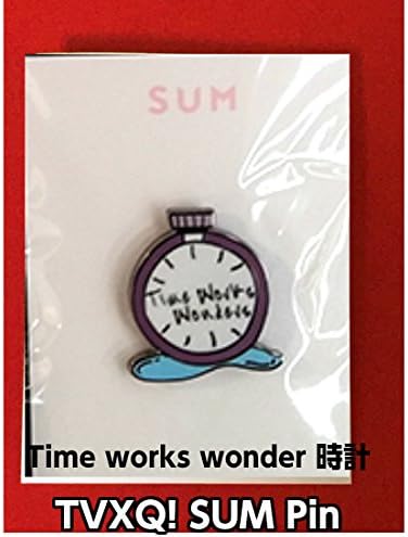 Amazon 東方神起 Sum Tvxq ピンバッチ 公式グッズ タイプ Time Works Wonder 時計 アイドル 芸能人 グッズ 通販