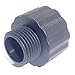 WKUP F003, 1 NPT Female to 3/4 GHT Male Adapter, Rubber Washer Included on NPT End (Pack of 2)