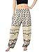 Orient Trail Women's Elephant Design Dance Yoga Harem Pants M/L Black