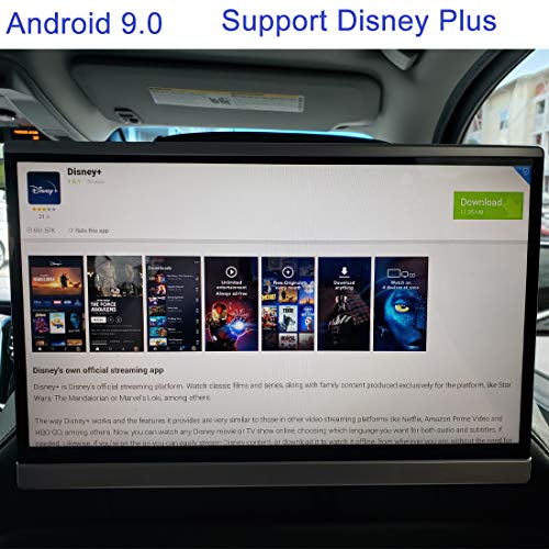 13.3'' Android 9.0 Car Headrest Video Player with WiFi,Car Back Seat TV