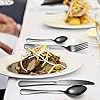 Cutlery-Flatware-Set24-Piece-Silverware-Set-with-Gift-Box-Stainless-Steel-Tableware-Dinnerware-Sets-Knife-Fork-Spoon-Service-for-6-Multipurpose-Use-Safe-for-Home-Kitchen-Party-Black Cutlery Flatware Set,24 Piece Silverware Set with Gift Box Stainless Steel Tableware Dinnerware Sets Knife Fork Spoon…