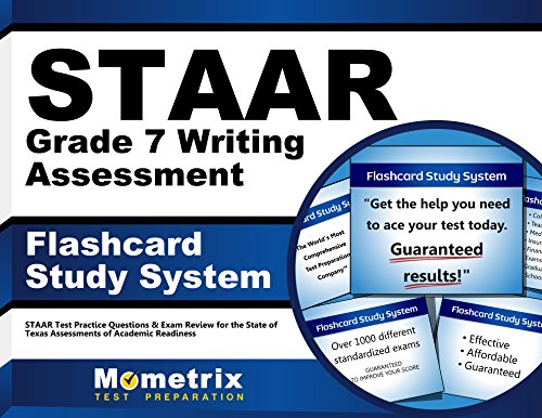 Download STAAR Grade 7 Writing Assessment Flashcard Study System: STAAR Test Practice Questions & Exam Review for the State of Texas Assessments of Academic Readiness (Cards)
