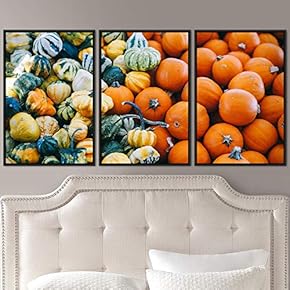 signwin 3 Piece Framed Canvas Wall Art Colorful...