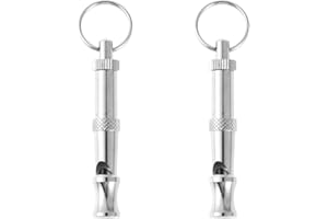 balacoo Dog Training Whistles 2Pcs Metal Dog Whistle Sound Whistle Big Dog Puppy Training Accessories Dog Whistle Training