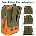 MoKo Universal Outdoor Waist Bag, Tactical EDC Molle Pouch Camping Belt Purse Fit 6.5