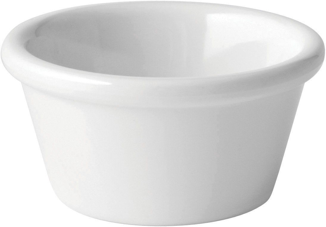 Plain White Ramekin 2oz / 60ml - Case of 12 - Melamine Ramekins