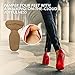 Shoes Too Big Inserts - Heel Cushion Pads - Grips for Blister Prevention and Comfort - Shoe Filler for Women & Men, 4 Pairs